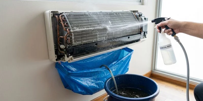 Aircon Chemical Wash vs Chemical Overhaul: What's the Difference? - illustration 1