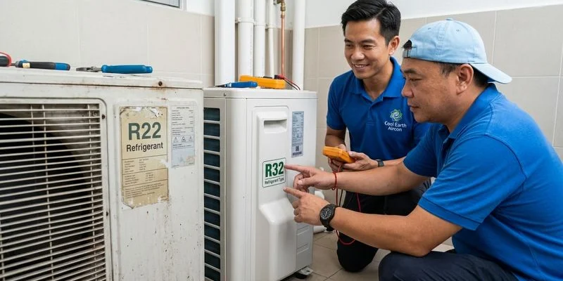R22 vs R410A Aircon Gas in Singapore: What You Need to Know - illustration 2