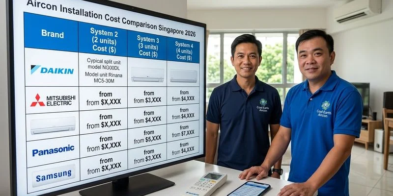 Aircon Installation Cost in Singapore (2026 Price Guide) - illustration 1