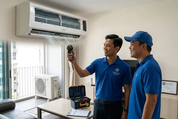 Fujitsu aircon servicing image 4