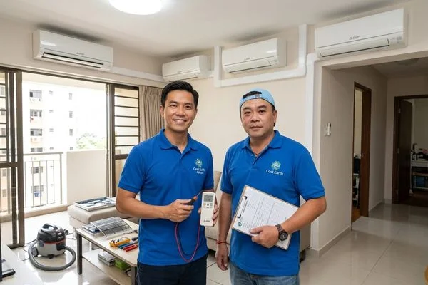 Mitsubishi aircon servicing image 4