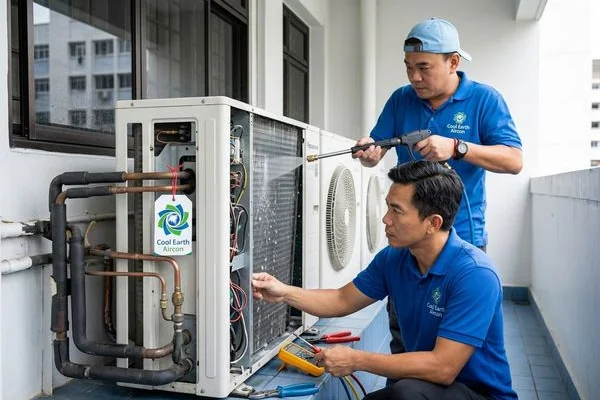 Panasonic aircon servicing image 3