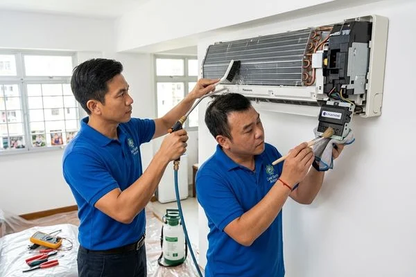 Panasonic aircon servicing image 2