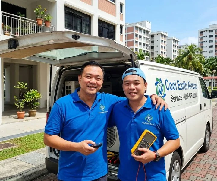 Cool Earth Aircon team of certified technicians ready to service your aircon
